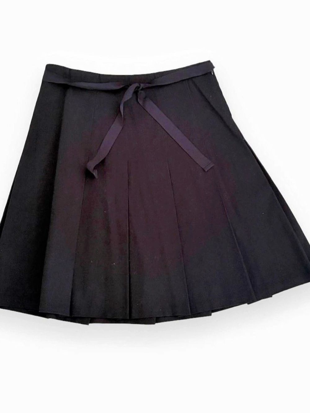 Black Pleated Skirt